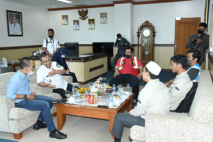 Bakal Bangun Transmisi Sumatera Menuju Pakning, Wabup Bengkalis Terima Kunjungan PLN Sumbagteng